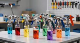 top airless spray pump