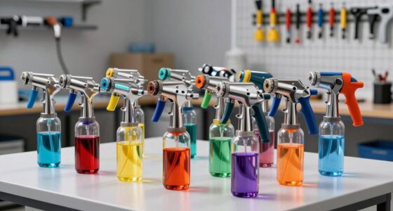 top airless spray pump