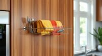 top cabinet door drying racks