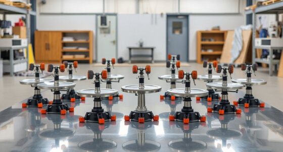 top cabinet spray turntables