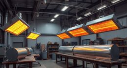 top coating curing heaters