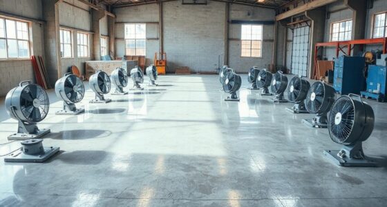 top epoxy curing floor fans