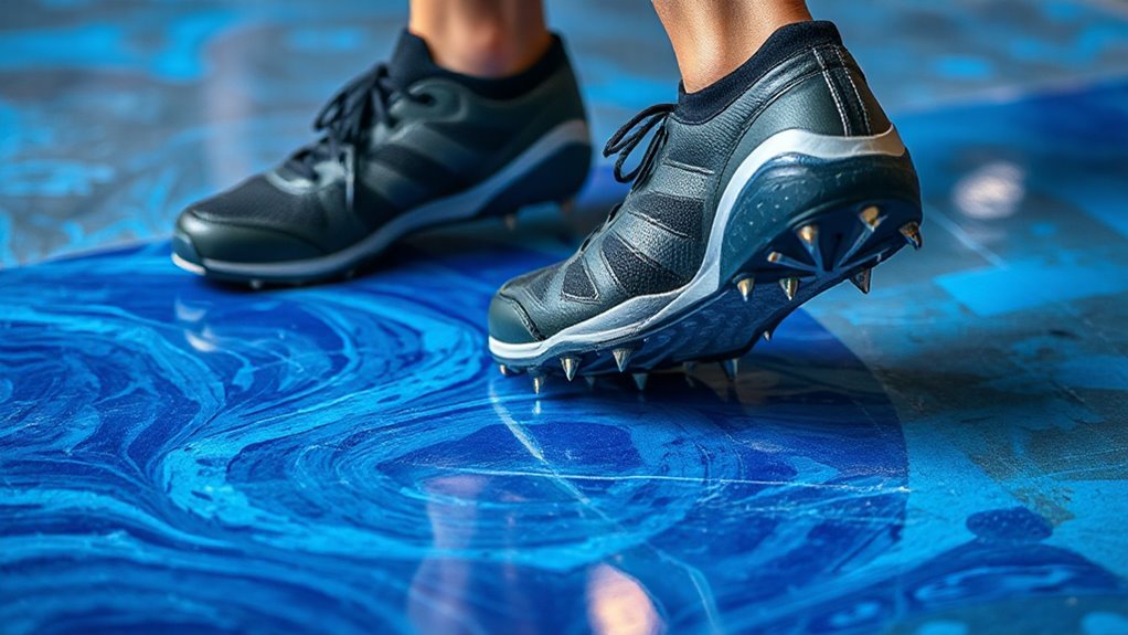 top epoxy floor spike shoes