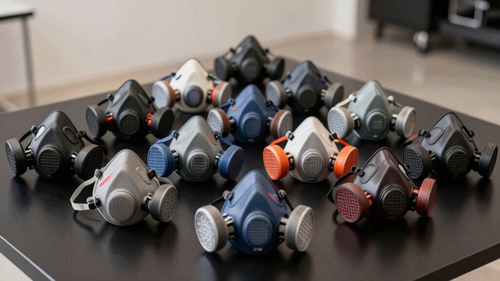 top half mask respirators