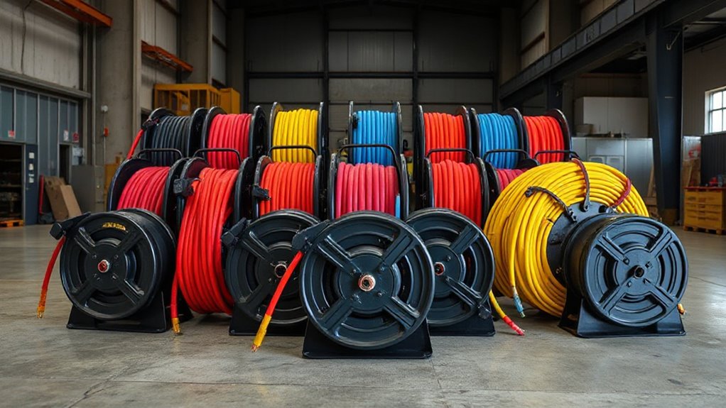 top heavy duty hose reels