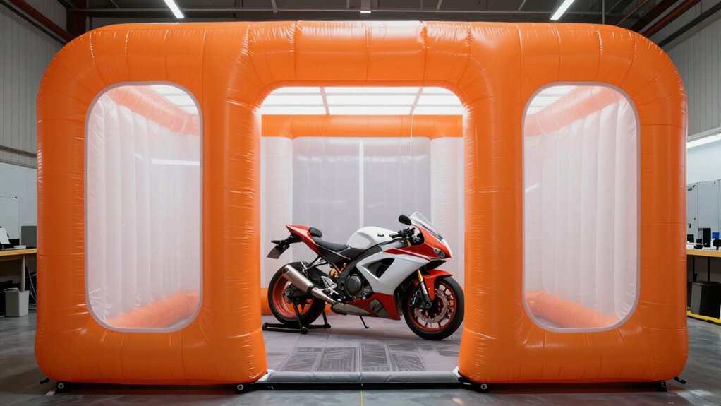 top inflatable paint booths