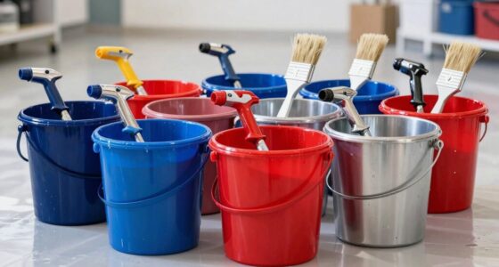 top paint sprayer cleaning buckets