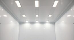 top spray booth led lighting