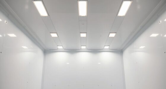 top spray booth led lighting