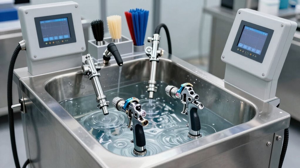 top spray gun cleaning washers