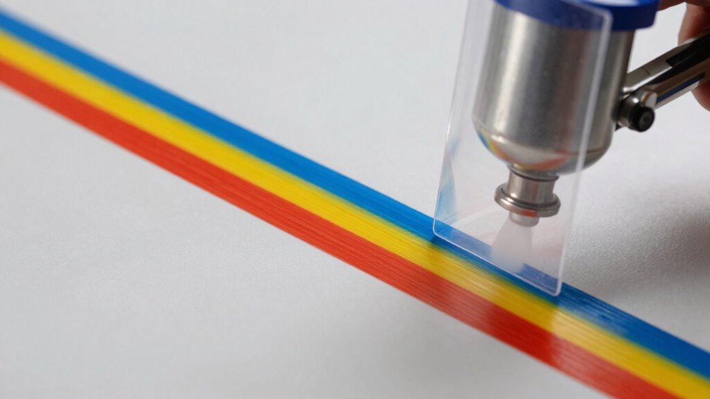 achieve crisp paint lines