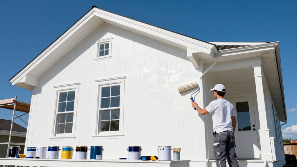 assessing entire house painting