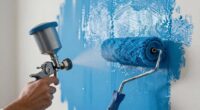 back rolling spray technique