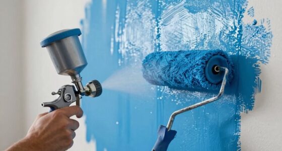 back rolling spray technique