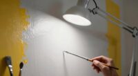 bright work lights improve painting