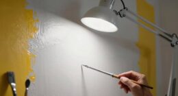 bright work lights improve painting