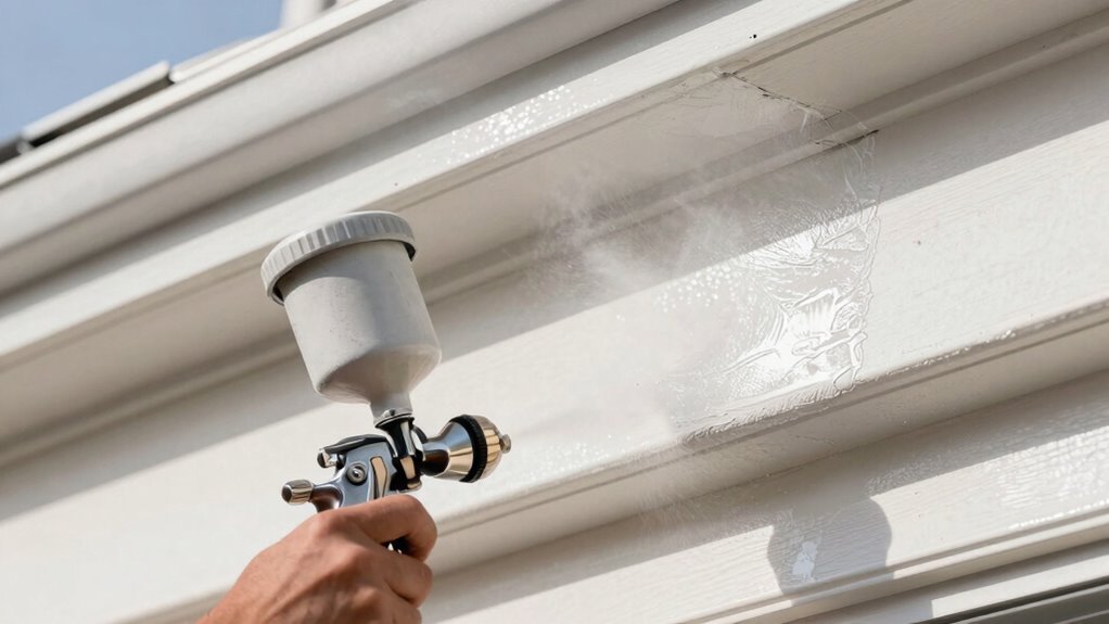 controlled spray technique application
