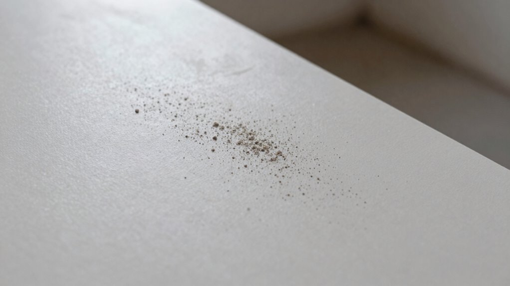 dry spray causes dusty finish