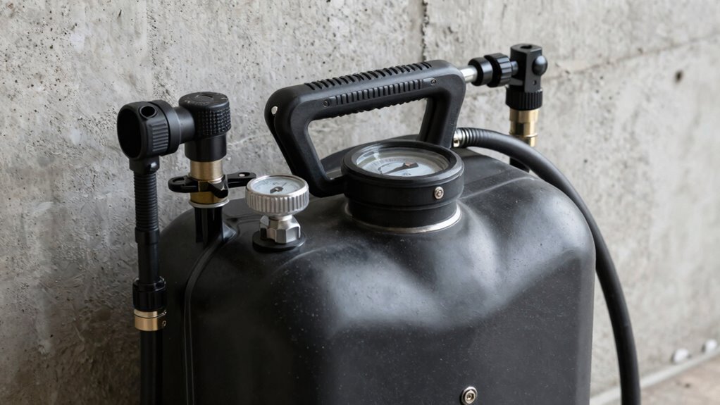 durable chemical resistant sprayer design