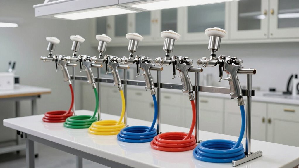 durable ergonomic spray rack