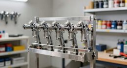 efficient cabinet spray system