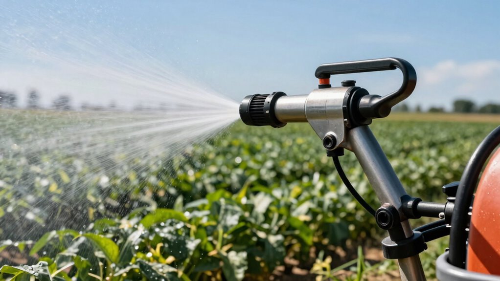 efficient durable large area sprayers