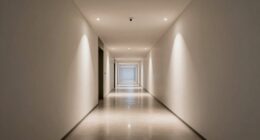 efficient long hallway painting