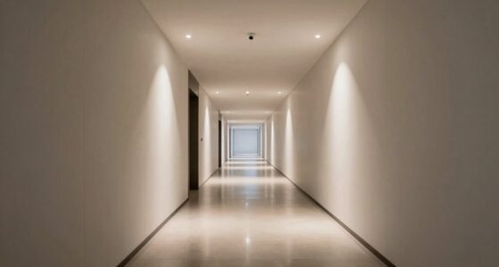 efficient long hallway painting