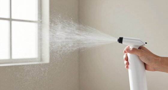 efficient small room spraying
