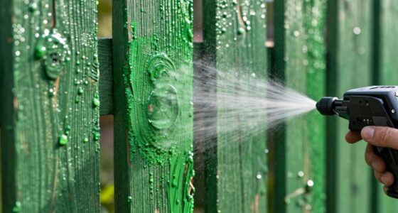 fence spraying improves coverage
