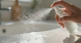 gentle spray prevents damage