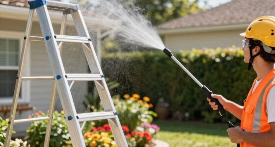 ladder sprayer injury prevention