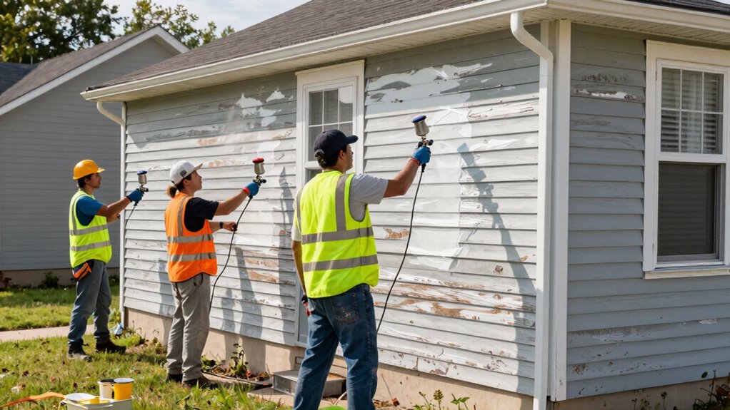 outdoor paint application mastery