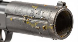 paint accumulation in gun