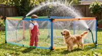 prevent access to spray area