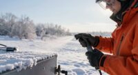 prevent freezing during spraying