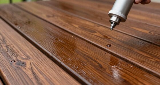 proper airless staining technique