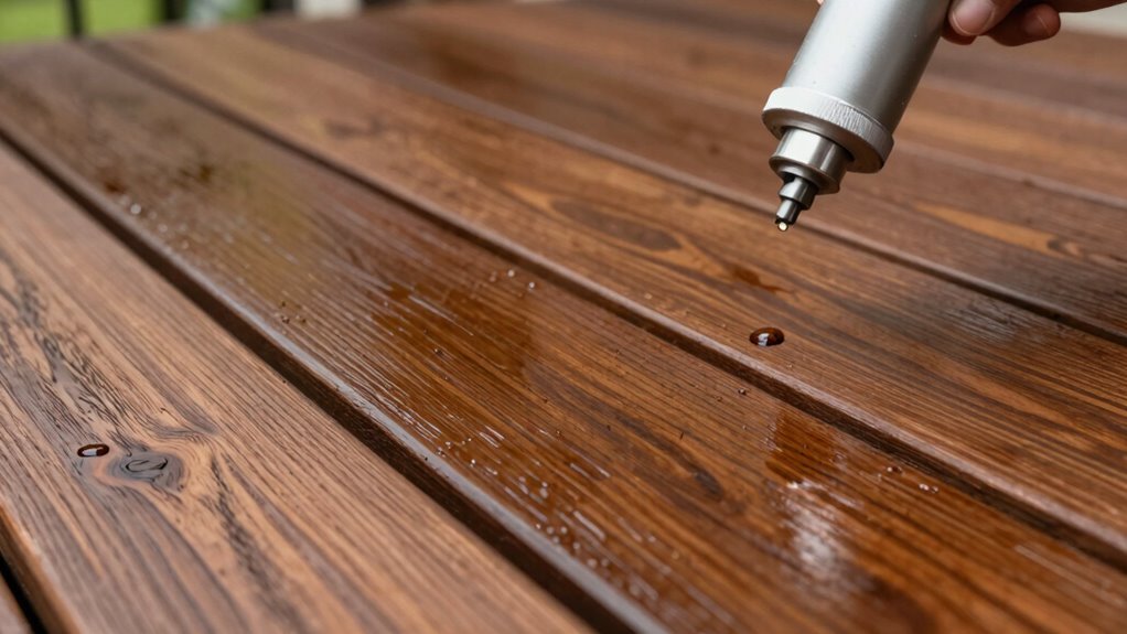 proper airless staining technique