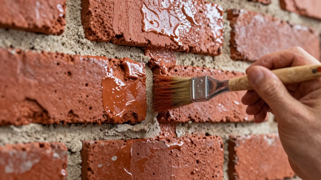proper brick painting techniques