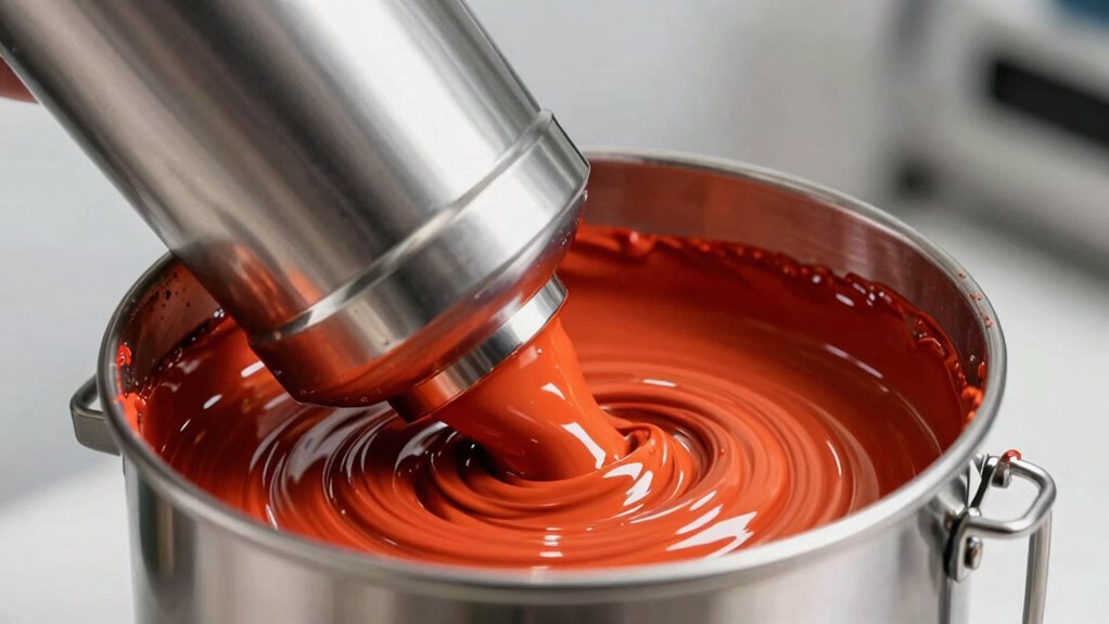 proper mixing ensures smooth finish