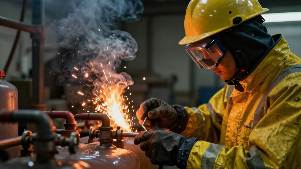 safe solvent flushing procedures