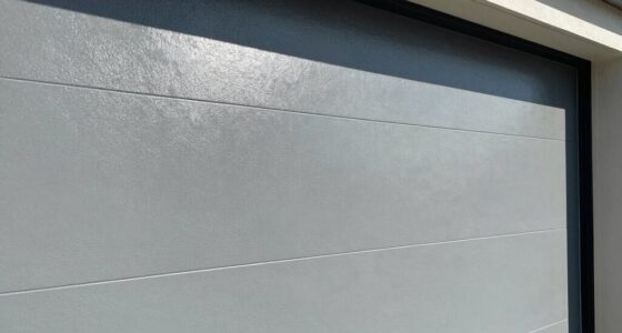 smoothly spray garage doors