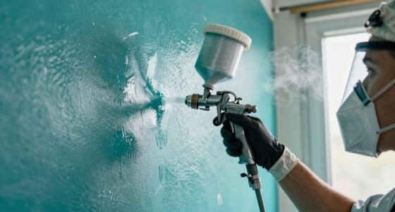 spray walls neatly efficiently
