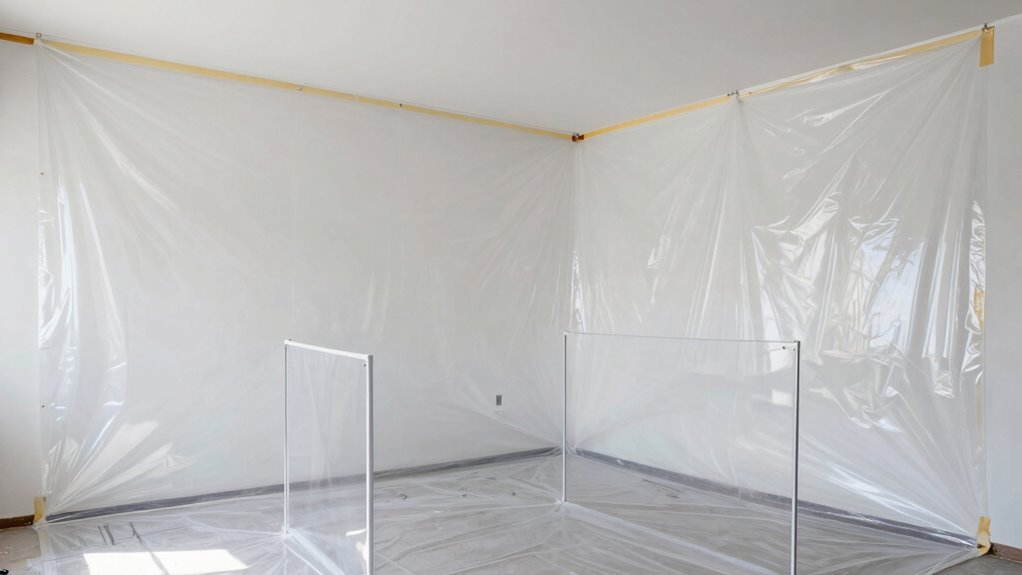 surface prep containment ventilation