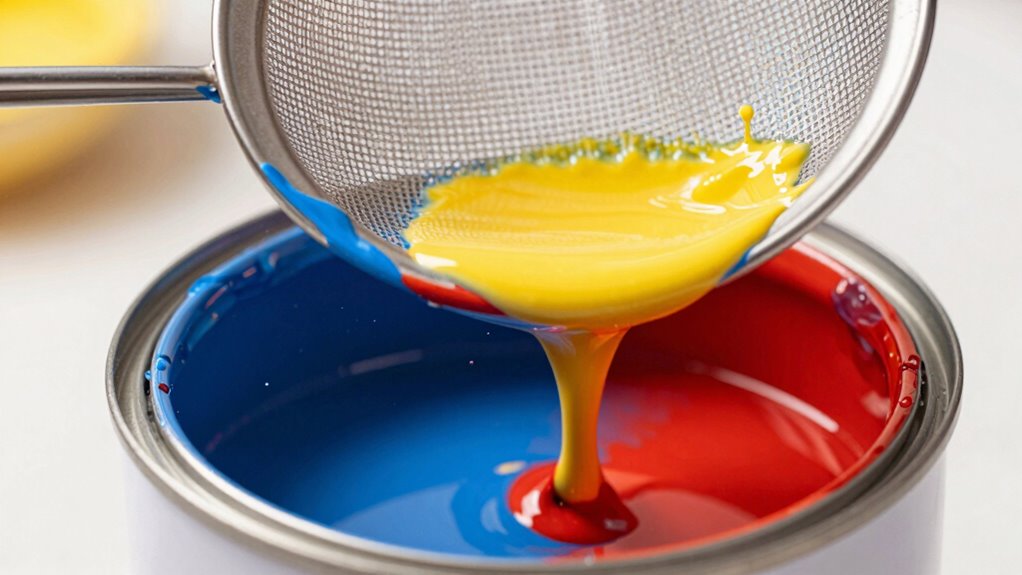 use paint strainers effectively