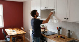 A Couple Gave Their Galley Kitchen A Budget-Friendly Redo With A Dining Nook