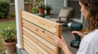Before And After: This Renter-Friendly Privacy Hack Completely Changed Her Porch