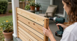Before And After: This Renter-Friendly Privacy Hack Completely Changed Her Porch