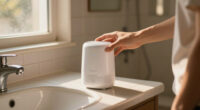 I Put This Mini Dehumidifier In My Bathroom, And It Made It So Much Cooler