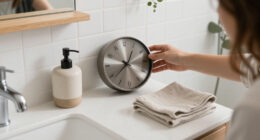 I Moved A Clock To My Bathroom, And It Changed My Morning Routine Forever